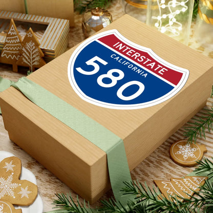 I-580 CA (California) (Road Sign) STICKER Vinyl Kiss-Cut Decal - The Sticker Space