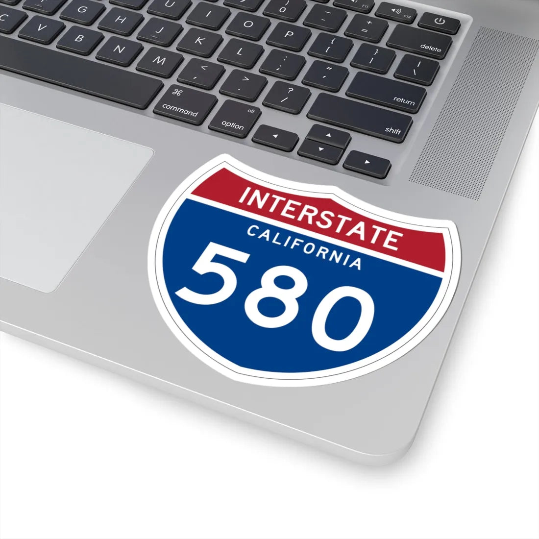 I-580 CA (California) (Road Sign) STICKER Vinyl Kiss-Cut Decal - The Sticker Space