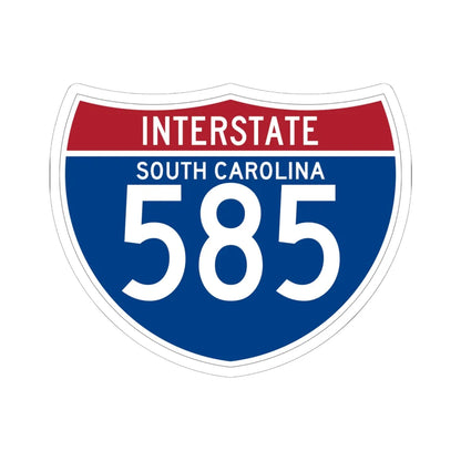 I-585 SC (South Carolina) (Road Sign) STICKER Vinyl Kiss-Cut Decal 6 Inch White - The Sticker Space