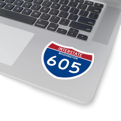 I-605 WA Metric (Washington) (Road Sign) STICKER Vinyl Kiss-Cut Decal - The Sticker Space