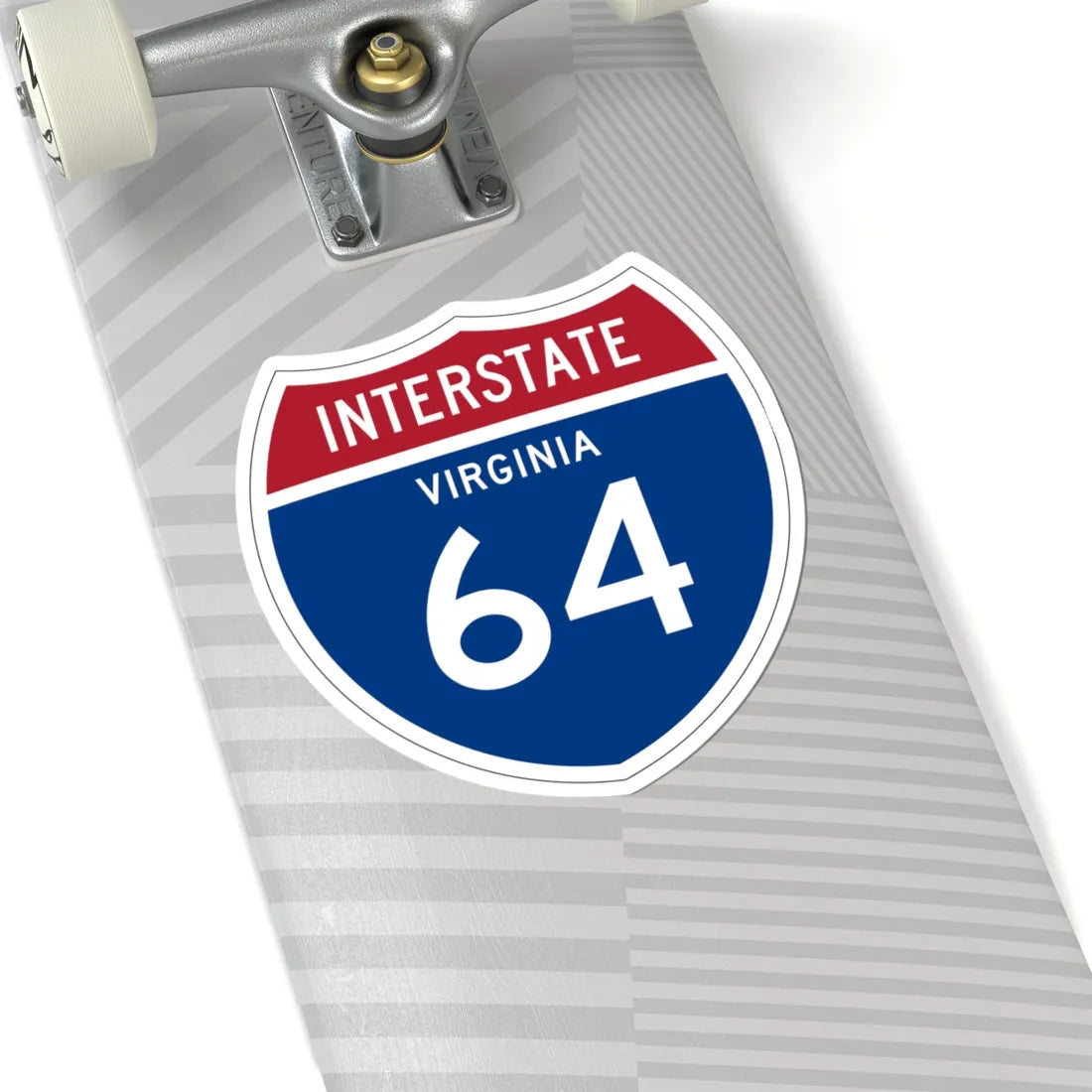 I-64 VA 1957 (Virginia) (Road Sign) STICKER Vinyl Kiss-Cut Decal - The Sticker Space