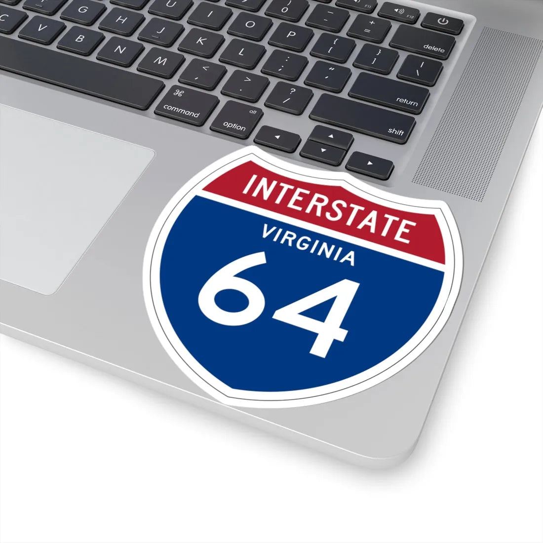 I-64 VA 1957 (Virginia) (Road Sign) STICKER Vinyl Kiss-Cut Decal - The Sticker Space