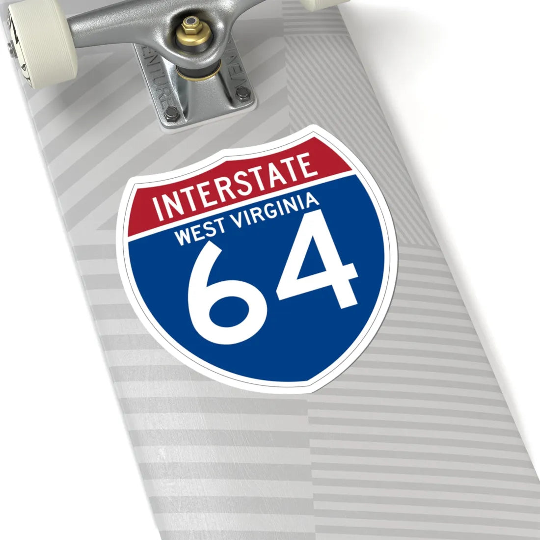 I-64 WV (Virginia) (Road Sign) STICKER Vinyl Kiss-Cut Decal - The Sticker Space
