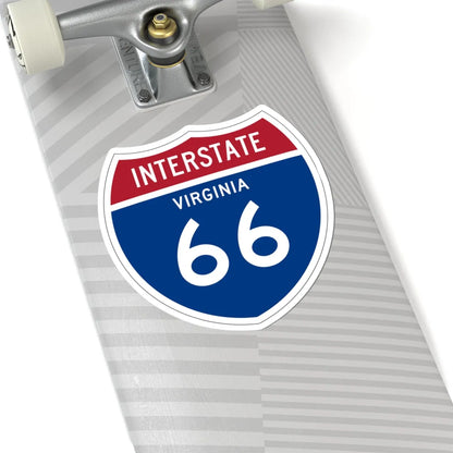 I-66 VA 1957 (Virginia) (Road Sign) STICKER Vinyl Kiss-Cut Decal - The Sticker Space