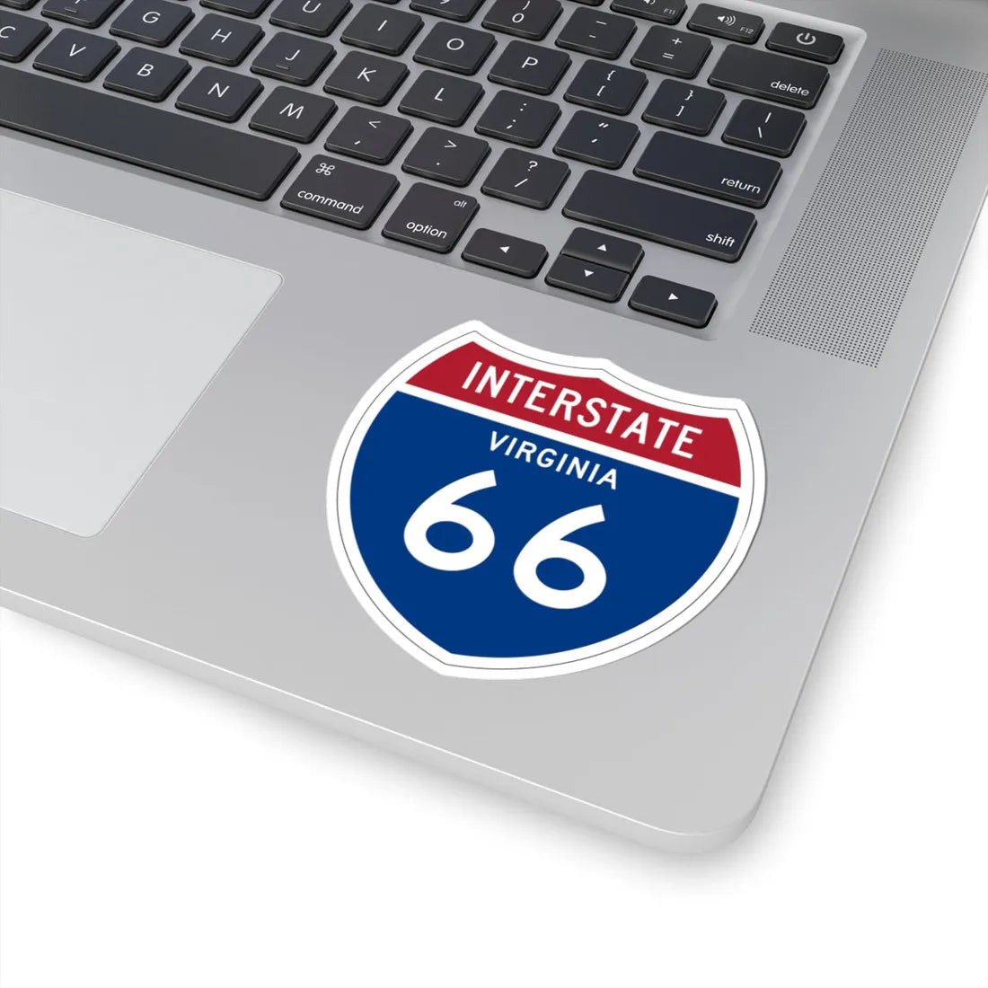 I-66 VA 1957 (Virginia) (Road Sign) STICKER Vinyl Kiss-Cut Decal - The Sticker Space