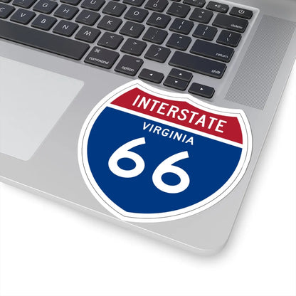 I-66 VA 1957 (Virginia) (Road Sign) STICKER Vinyl Kiss-Cut Decal - The Sticker Space