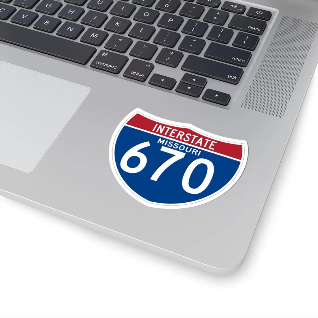 I-670 MO (Missouri) (Road Sign) STICKER Vinyl Kiss-Cut Decal - The Sticker Space