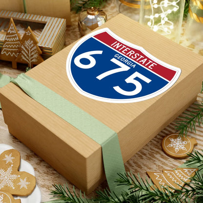 I-675 GA (Georgia) (Road Sign) STICKER Vinyl Kiss-Cut Decal - The Sticker Space