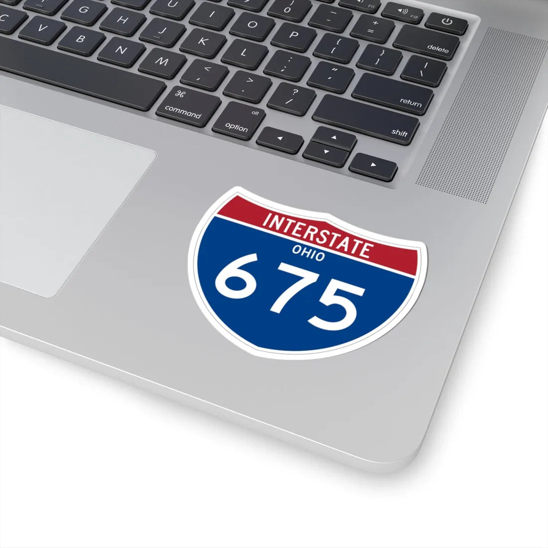 I-675 OH Metric (Ohio) (Road Sign) STICKER Vinyl Kiss-Cut Decal - The Sticker Space