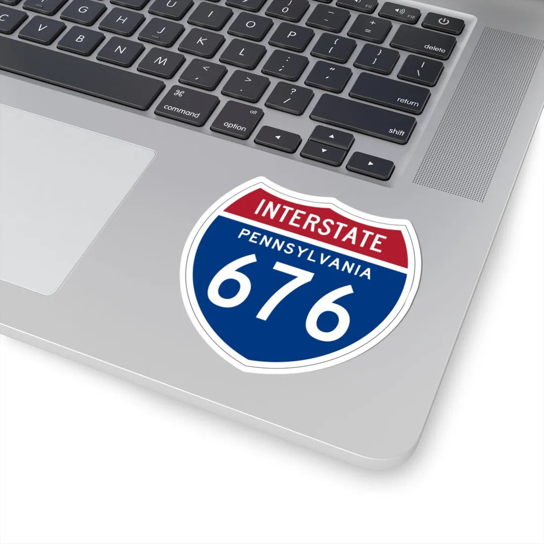 I-676 PA 1957 (Pennsylvania) (Road Sign) STICKER Vinyl Kiss-Cut Decal - The Sticker Space