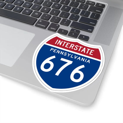 I-676 PA 1957 (Pennsylvania) (Road Sign) STICKER Vinyl Kiss-Cut Decal - The Sticker Space