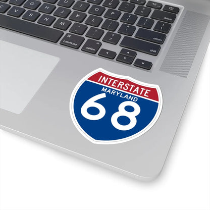 I-68 MD (Maryland) (Road Sign) STICKER Vinyl Kiss-Cut Decal - The Sticker Space