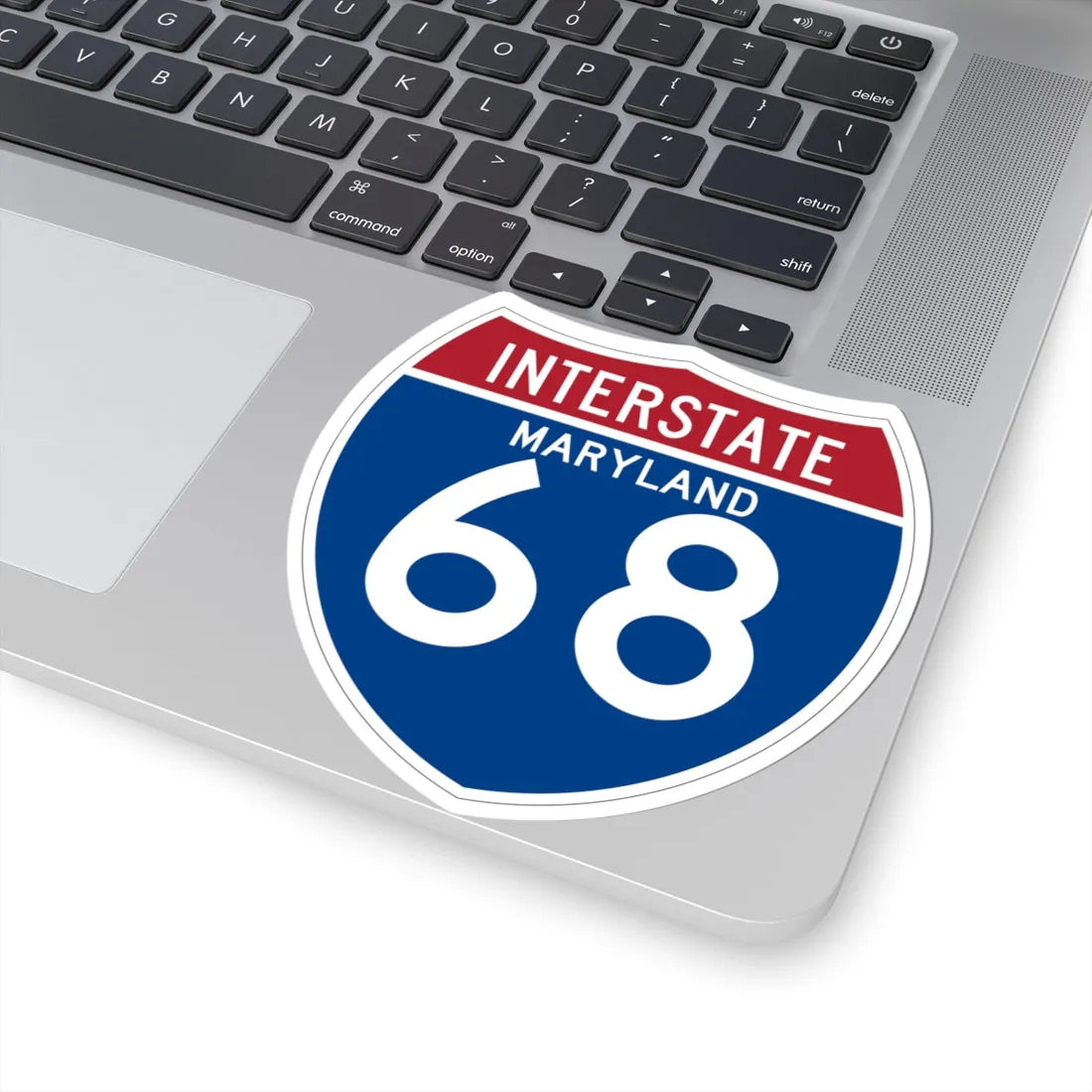 I-68 MD (Maryland) (Road Sign) STICKER Vinyl Kiss-Cut Decal - The Sticker Space
