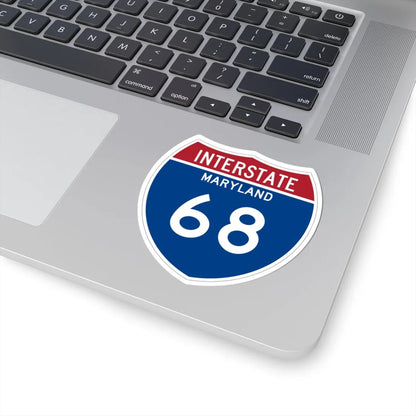 I-68 MD Metric (Maryland) (Road Sign) STICKER Vinyl Kiss-Cut Decal - The Sticker Space