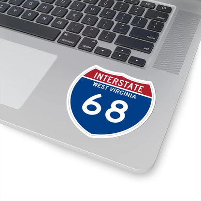 I-68 WV Metric (Virginia) (Road Sign) STICKER Vinyl Kiss-Cut Decal - The Sticker Space