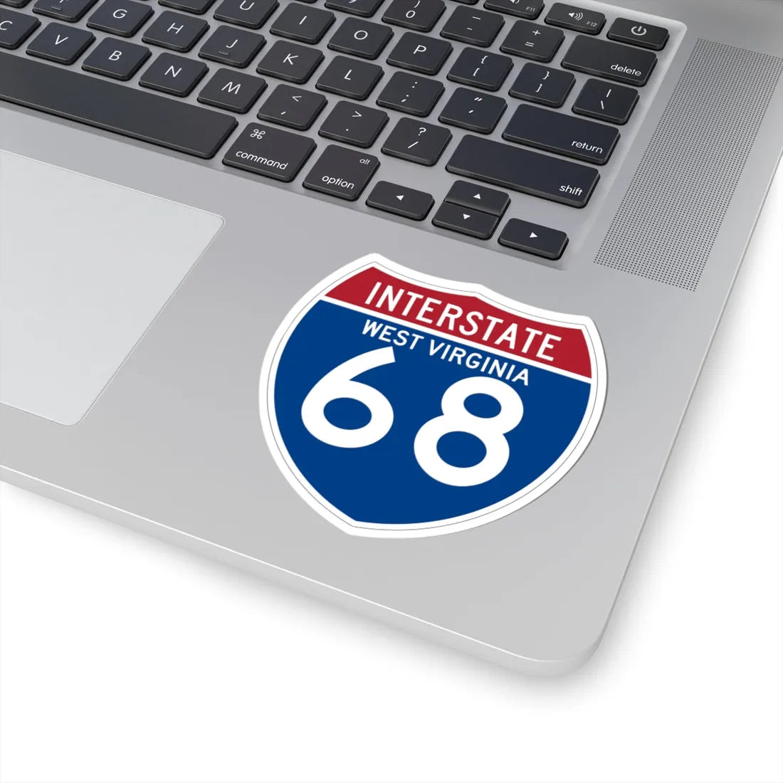 I-68 WV (Virginia) (Road Sign) STICKER Vinyl Kiss-Cut Decal - The Sticker Space