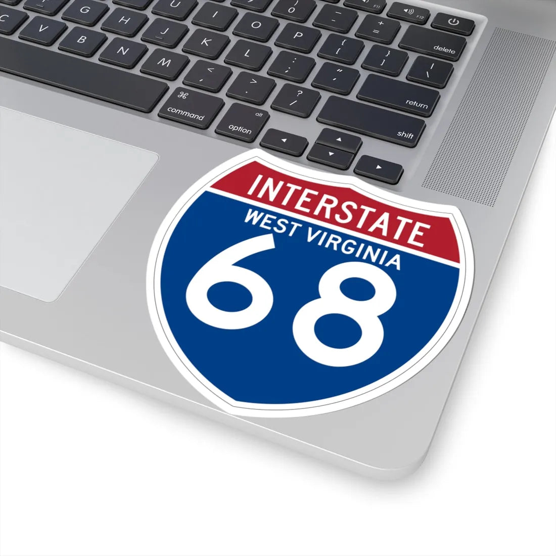 I-68 WV (Virginia) (Road Sign) STICKER Vinyl Kiss-Cut Decal - The Sticker Space