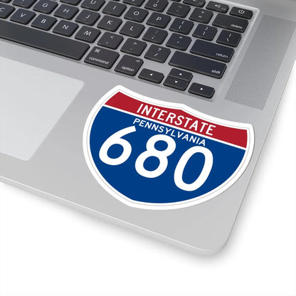 I-680 PA (Pennsylvania) (Road Sign) STICKER Vinyl Kiss-Cut Decal - The Sticker Space