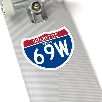 I-69W TX (Texas) (Road Sign) STICKER Vinyl Kiss-Cut Decal - The Sticker Space