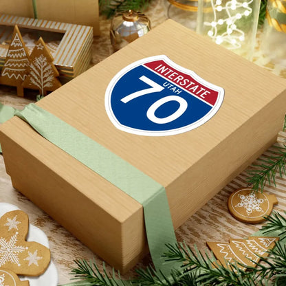 I-70 UT (Utah) (Road Sign) STICKER Vinyl Kiss-Cut Decal - The Sticker Space