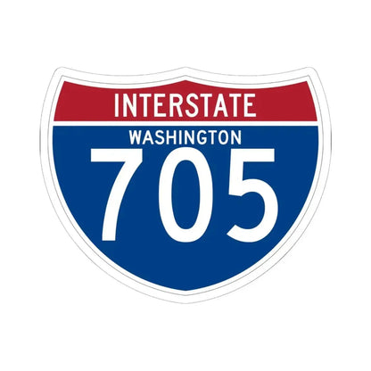 I-705 WA (Washington) (Road Sign) STICKER Vinyl Kiss-Cut Decal 6 Inch White - The Sticker Space