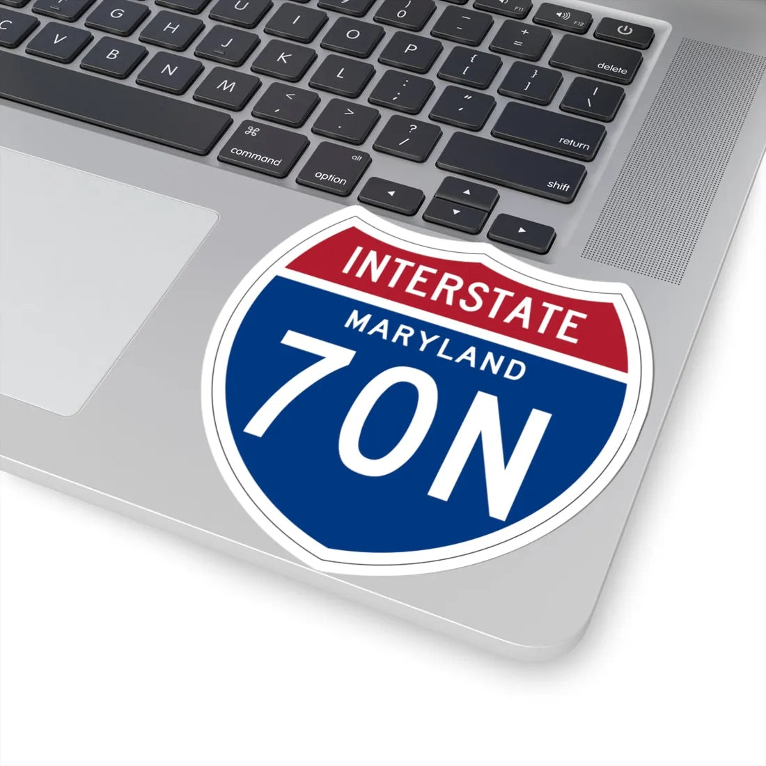 I-70N MD 1957 (Maryland) (Road Sign) STICKER Vinyl Kiss-Cut Decal - The Sticker Space