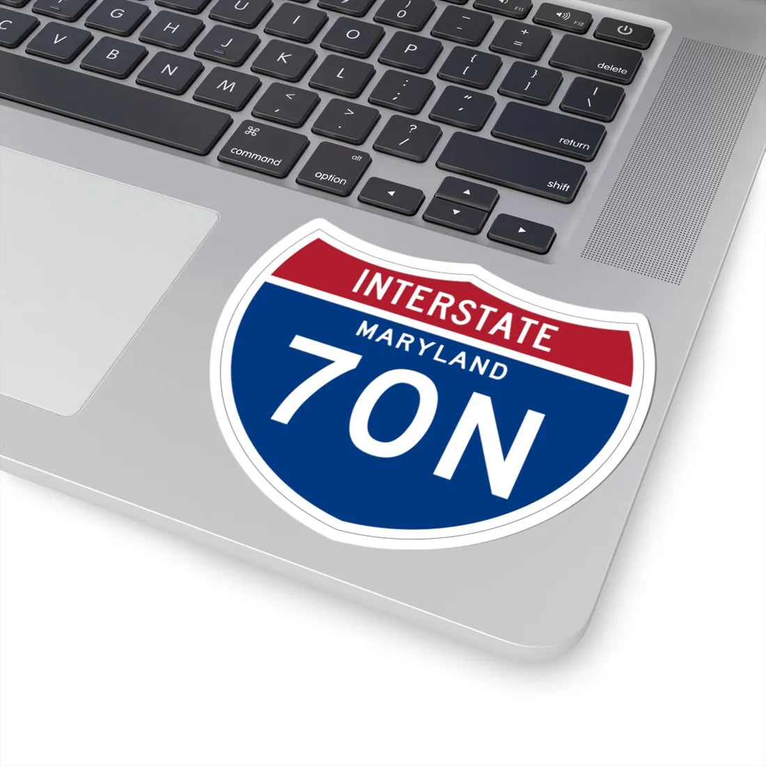 I-70N MD 1961 (Maryland) (Road Sign) STICKER Vinyl Kiss-Cut Decal - The Sticker Space