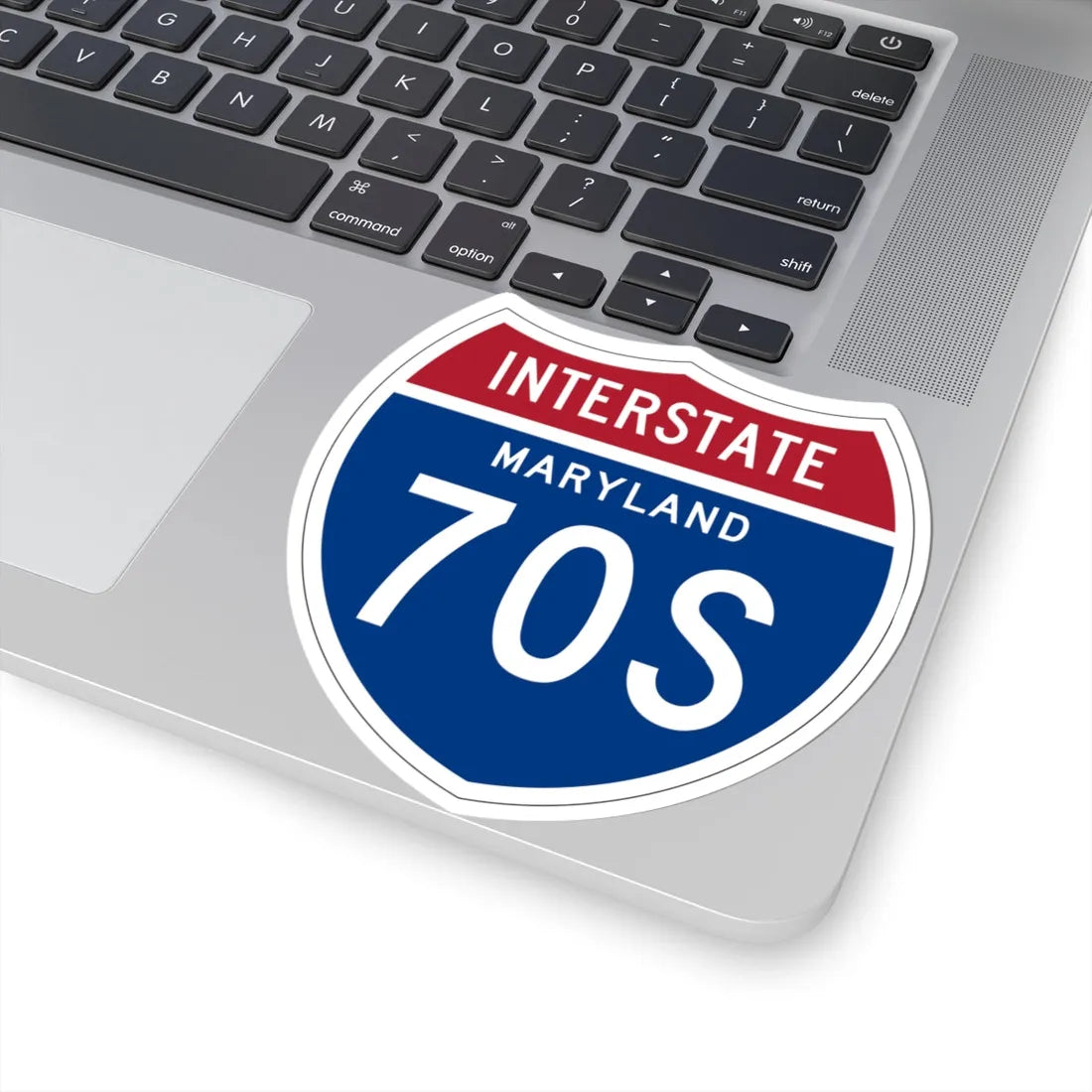 I-70S MD 1957 (Maryland) (Road Sign) STICKER Vinyl Kiss-Cut Decal - The Sticker Space