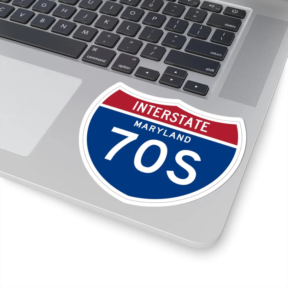 I-70S MD 1961 (Maryland) (Road Sign) STICKER Vinyl Kiss-Cut Decal - The Sticker Space