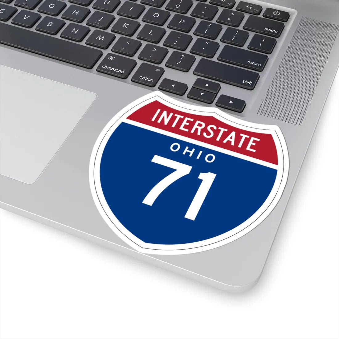 I-71 OH 1957 (Ohio) (Road Sign) STICKER Vinyl Kiss-Cut Decal - The Sticker Space