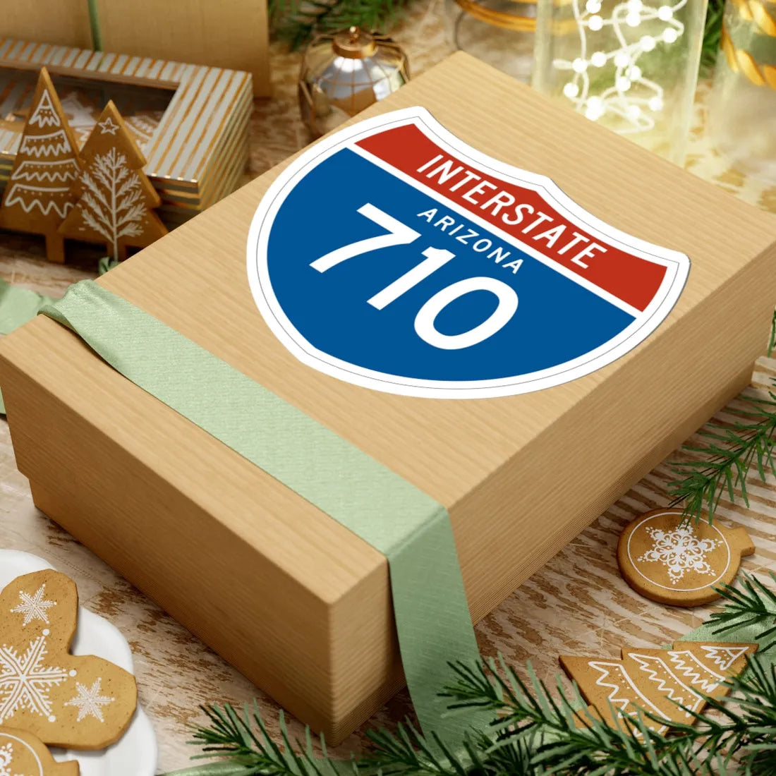 I-710 AZ 1961 (Arizona) (Road Sign) STICKER Vinyl Kiss-Cut Decal - The Sticker Space