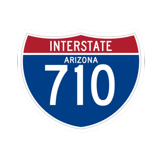 I-710 AZ (Arizona) (Road Sign) STICKER Vinyl Kiss-Cut Decal 2 Inch White - The Sticker Space