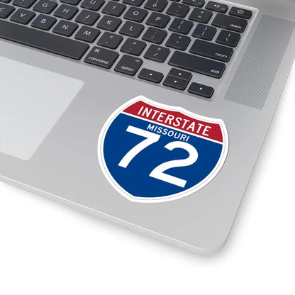 I-72 MO (Missouri) (Road Sign) STICKER Vinyl Kiss-Cut Decal - The Sticker Space