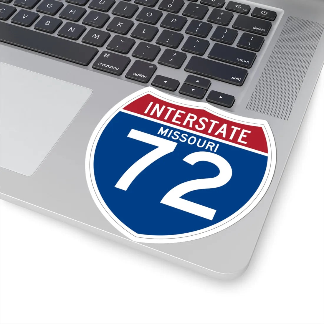 I-72 MO (Missouri) (Road Sign) STICKER Vinyl Kiss-Cut Decal - The Sticker Space