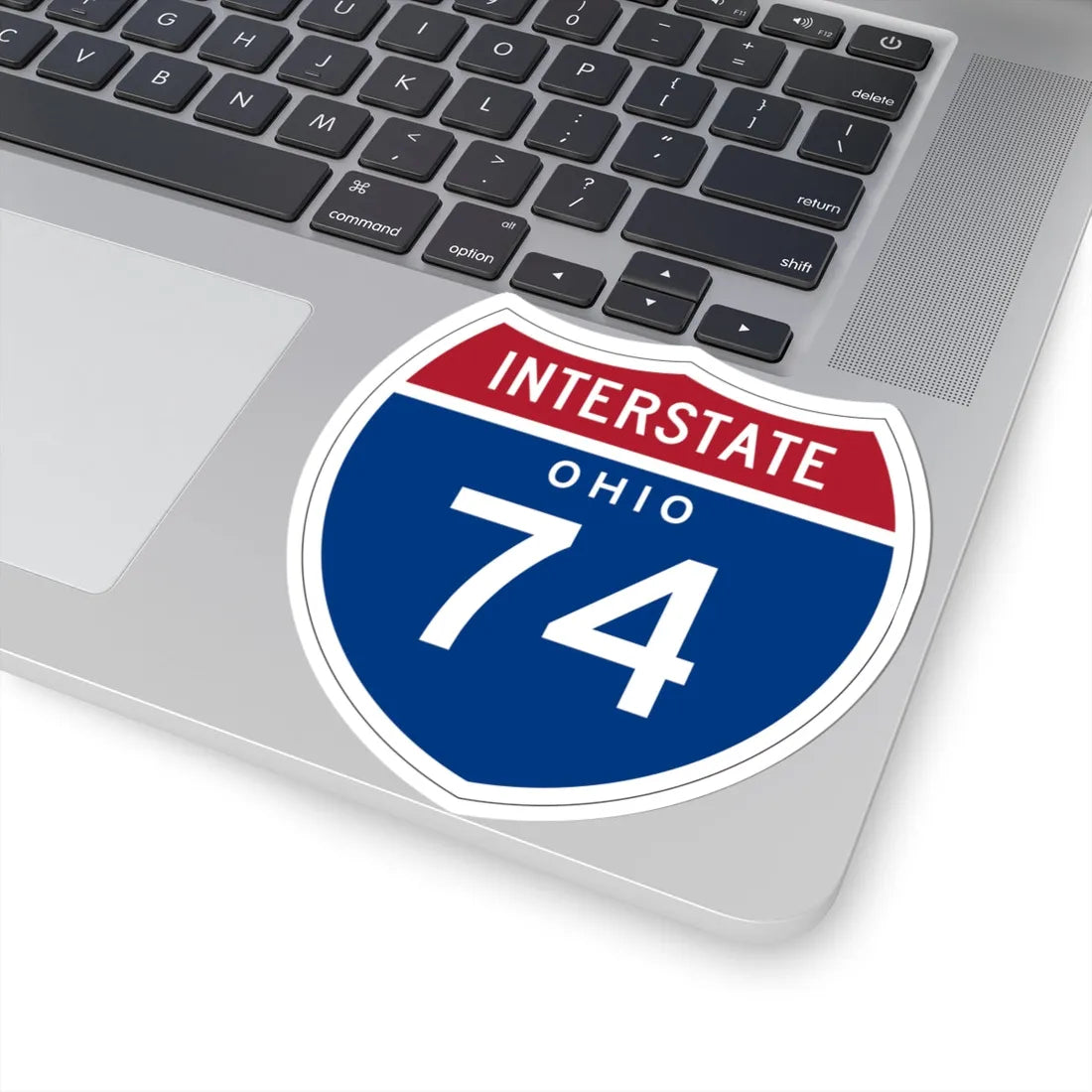 I-74 OH 1957 (Ohio) (Road Sign) STICKER Vinyl Kiss-Cut Decal - The Sticker Space