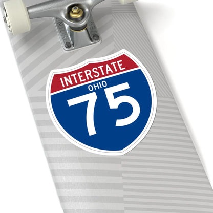I-75 OH (Ohio) (Road Sign) STICKER Vinyl Kiss-Cut Decal - The Sticker Space