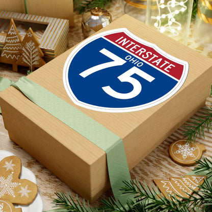 I-75 OH (Ohio) (Road Sign) STICKER Vinyl Kiss-Cut Decal - The Sticker Space