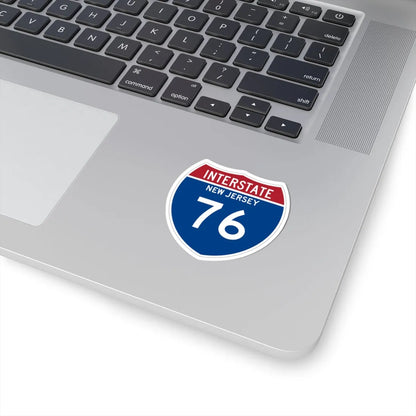 I-76 NJ Metric (New Jersey) (Road Sign) STICKER Vinyl Kiss-Cut Decal - The Sticker Space