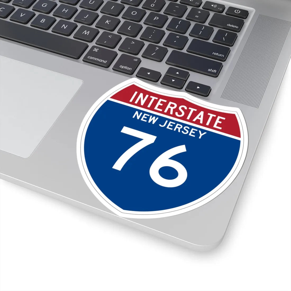 I-76 NJ Metric (New Jersey) (Road Sign) STICKER Vinyl Kiss-Cut Decal - The Sticker Space