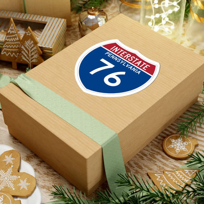 I-76 PA Metric (Pennsylvania) (Road Sign) STICKER Vinyl Kiss-Cut Decal - The Sticker Space