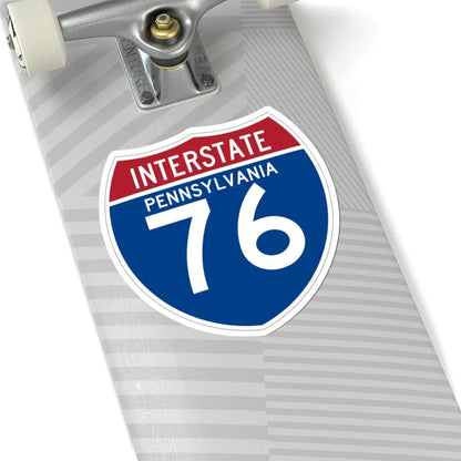 I-76 PA (Pennsylvania) (Road Sign) STICKER Vinyl Kiss-Cut Decal - The Sticker Space