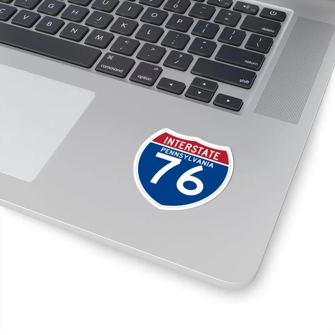 I-76 PA (Pennsylvania) (Road Sign) STICKER Vinyl Kiss-Cut Decal - The Sticker Space