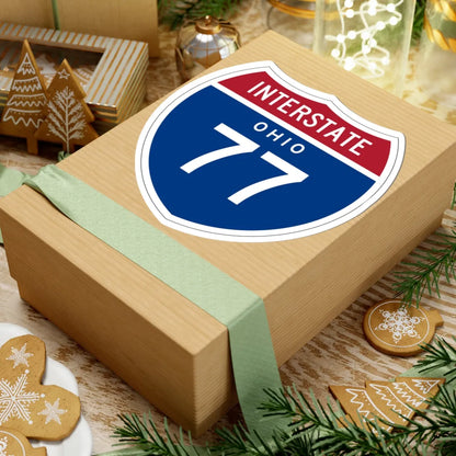 I-77 OH 1957 (Ohio) (Road Sign) STICKER Vinyl Kiss-Cut Decal - The Sticker Space