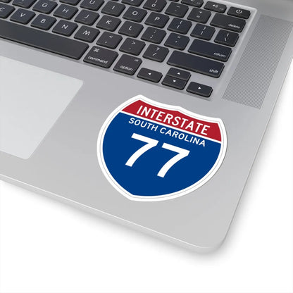 I-77 SC Metric (South Carolina) (Road Sign) STICKER Vinyl Kiss-Cut Decal - The Sticker Space