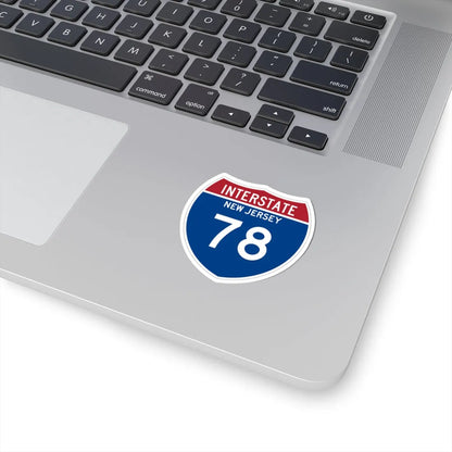 I-78 NJ Metric (New Jersey) (Road Sign) STICKER Vinyl Kiss-Cut Decal - The Sticker Space