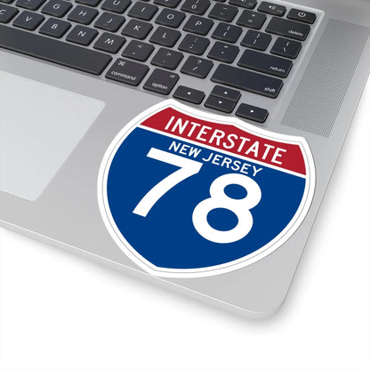 I-78 NJ (New Jersey) (Road Sign) STICKER Vinyl Kiss-Cut Decal - The Sticker Space