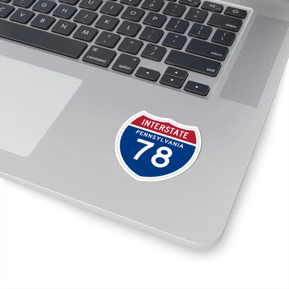 I-78 PA 1957 (Pennsylvania) (Road Sign) STICKER Vinyl Kiss-Cut Decal - The Sticker Space