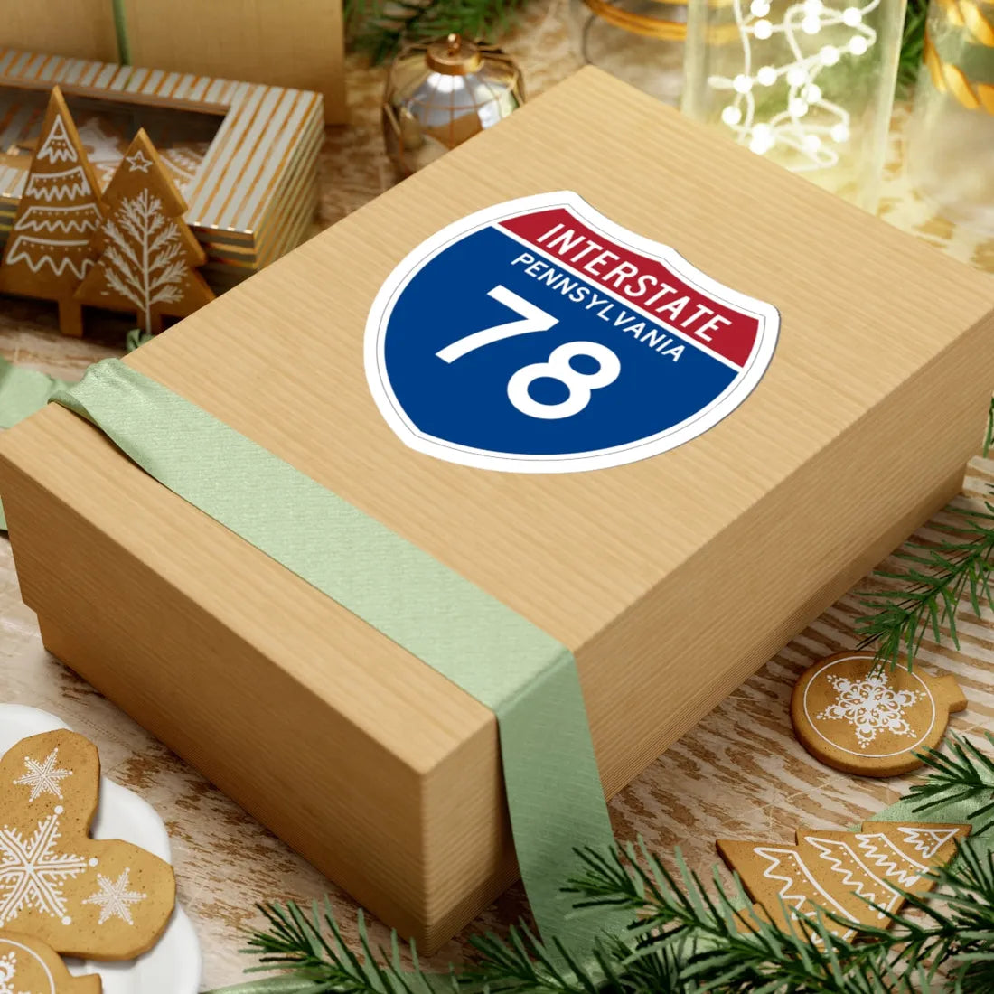 I-78 PA Metric (Pennsylvania) (Road Sign) STICKER Vinyl Kiss-Cut Decal - The Sticker Space