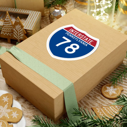 I-78 PA Metric (Pennsylvania) (Road Sign) STICKER Vinyl Kiss-Cut Decal - The Sticker Space