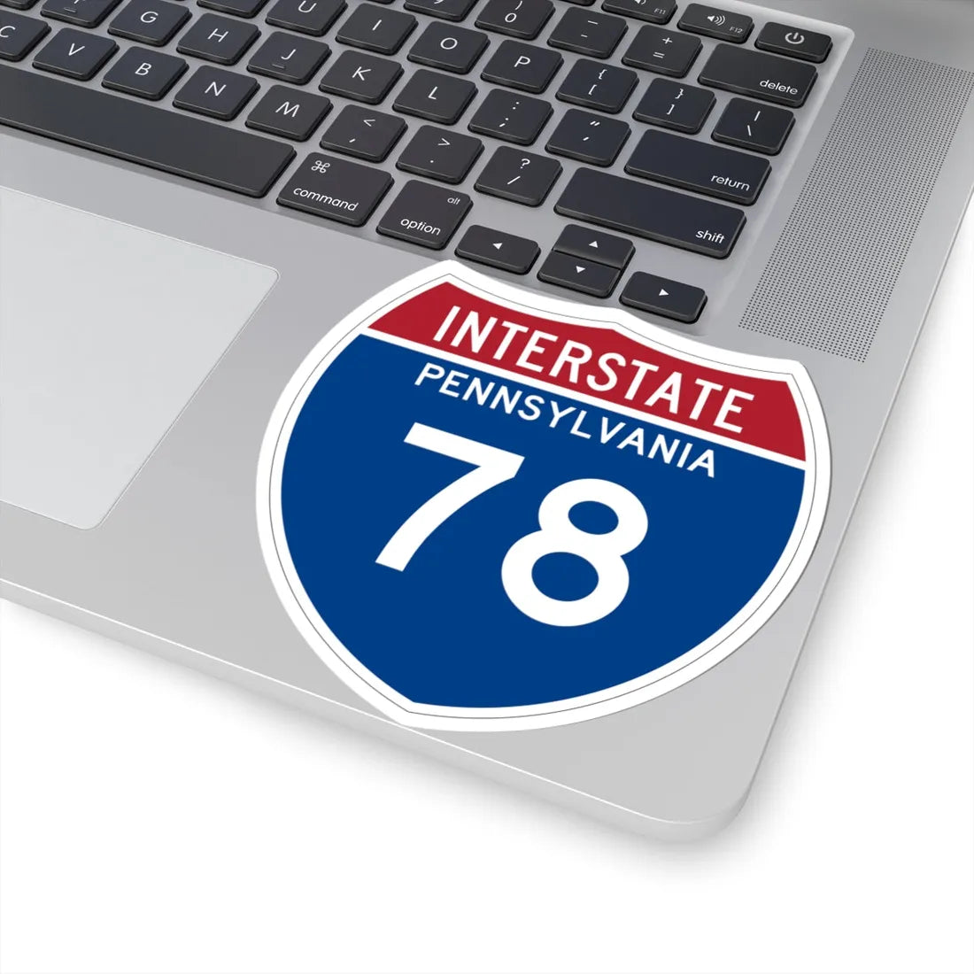 I-78 PA Metric (Pennsylvania) (Road Sign) STICKER Vinyl Kiss-Cut Decal - The Sticker Space